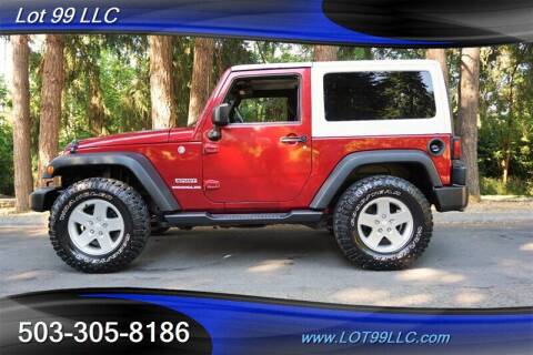 2012 Jeep Wrangler for sale at LOT 99 LLC in Milwaukie OR