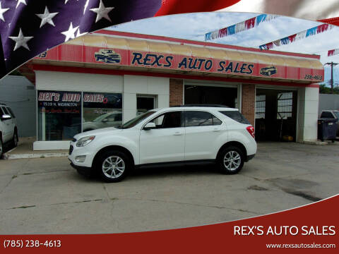 2016 Chevrolet Equinox for sale at Rex's Auto Sales in Junction City KS