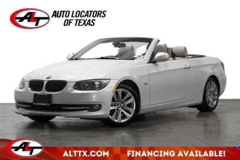 2012 BMW 3 Series for sale at AUTO LOCATORS OF TEXAS in Plano TX