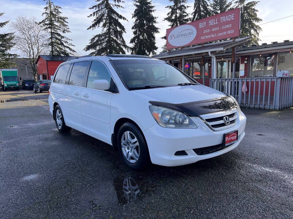 2006 Honda Odyssey for sale at PLATINUM AUTO SALES INC in Lacey, WA