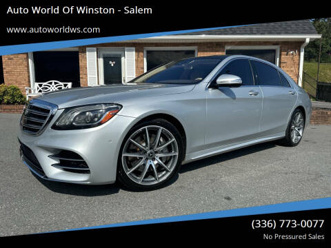 2019 Mercedes-Benz S-Class for sale at Auto World Of Winston - Salem in Winston Salem NC