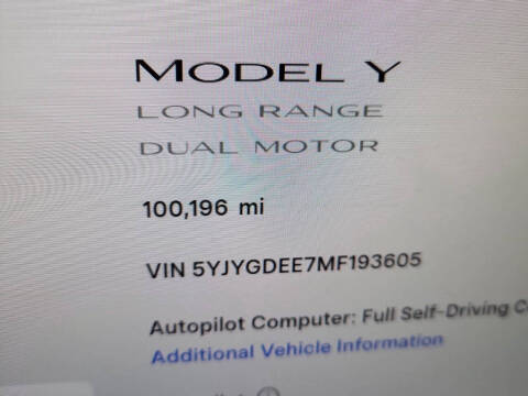 2021 Tesla Model Y Long Range