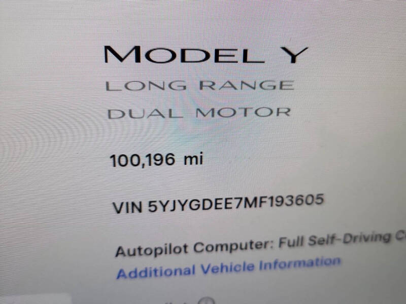 2021 Tesla Model Y Long Range