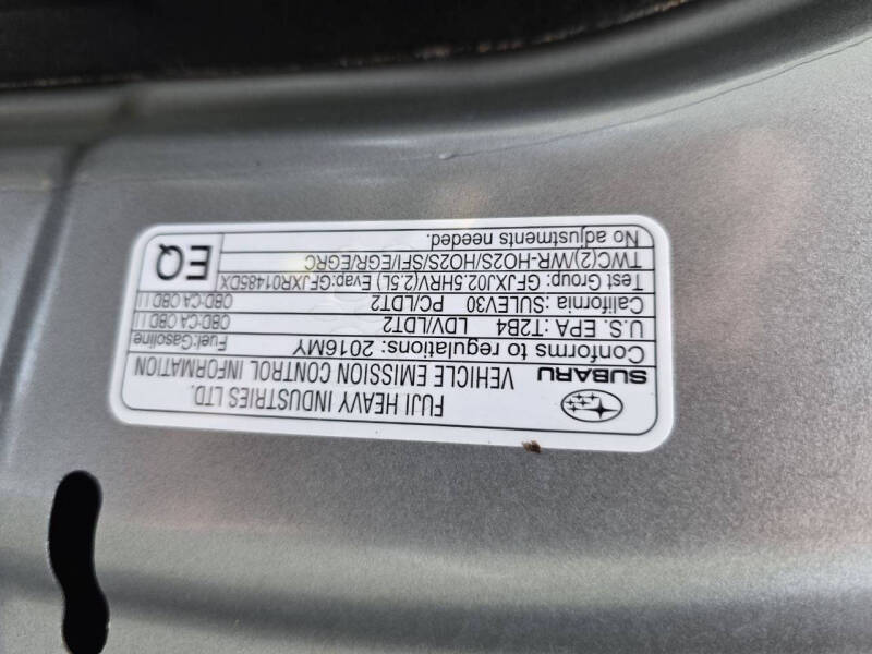 2016 Subaru Outback 2.5i Premium