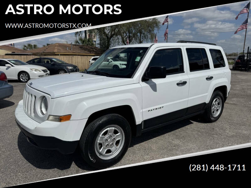 2016 Jeep Patriot for sale at ASTRO MOTORS in Houston TX