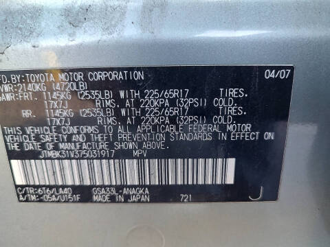 2007 Toyota RAV4 Limited