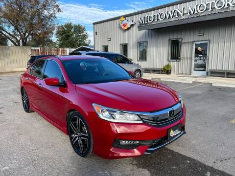 2017 Honda Accord for sale at Midtown Motor Company in San Antonio TX
