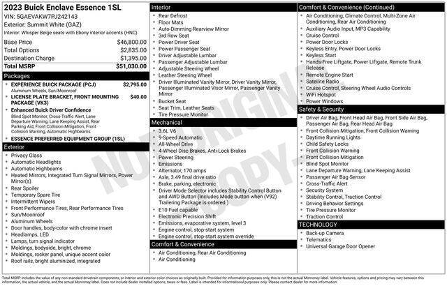 2023 Buick Enclave Essence
