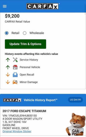 2017 Ford Escape Titanium