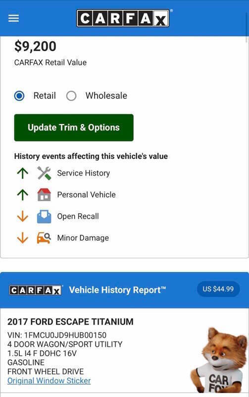 2017 Ford Escape Titanium