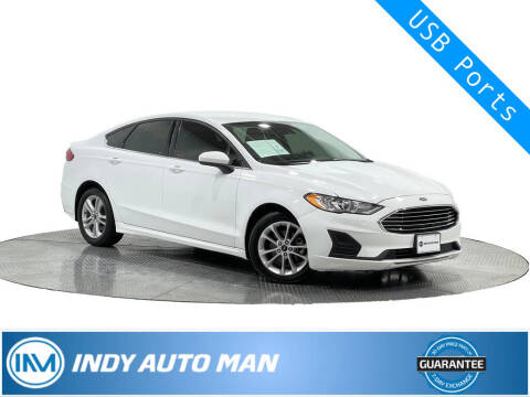 2020 Ford Fusion Hybrid for sale at INDY AUTO MAN in Indianapolis IN