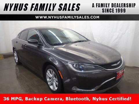 2016 Chrysler 200 for sale at Nyhus Family Sales in Perham MN
