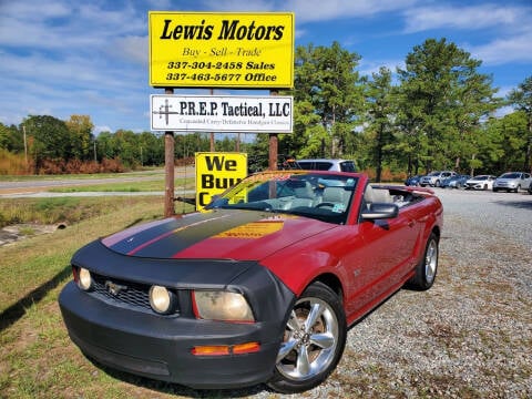 2008 Ford Mustang for sale at Lewis Motors LLC in Deridder LA