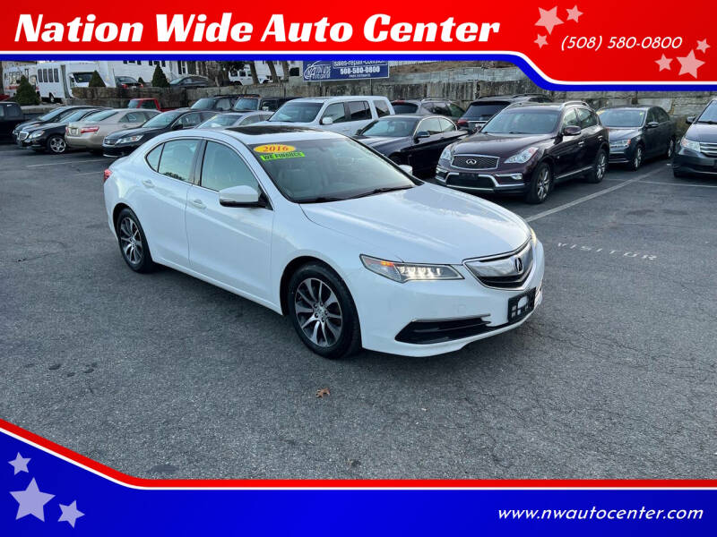 2016 Acura TLX for sale at Nation Wide Auto Center in Brockton MA