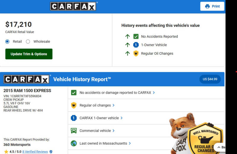 2015 RAM 1500 Express
