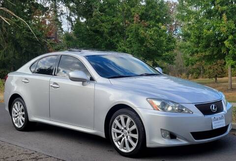 2008 Lexus IS 250 for sale at CLEAR CHOICE AUTOMOTIVE in Milwaukie OR