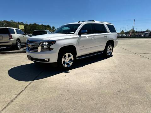 2015 Chevrolet Tahoe for sale at WHOLESALE AUTO GROUP in Mobile AL