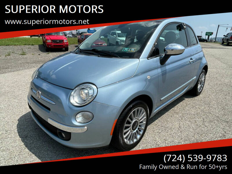 2013 FIAT 500 for sale at SUPERIOR MOTORS in Latrobe PA