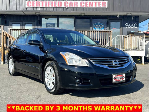 2012 Nissan Altima for sale at CERTIFIED CAR CENTER in Fairfax VA