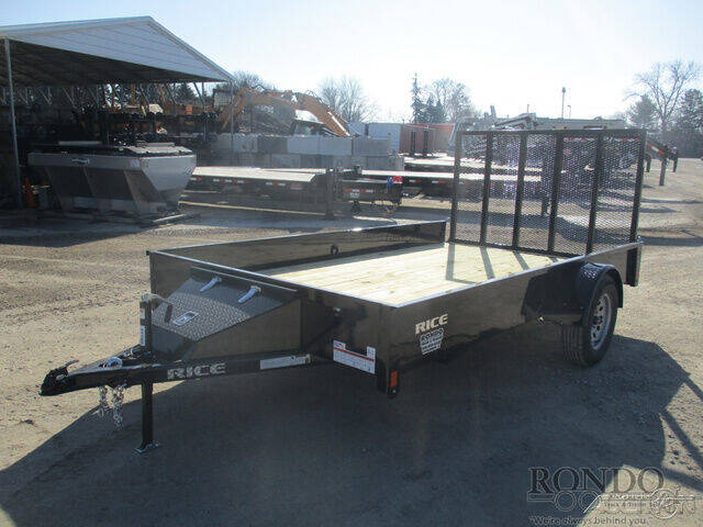 2022 Rice Trailers Single Axle Utility SST8212 for sale at Rondo Truck & Trailer in Sycamore IL