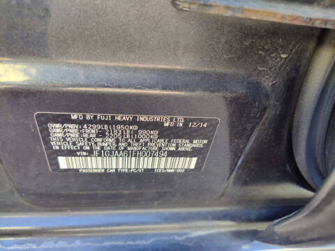 2015 Subaru Impreza 2.0i