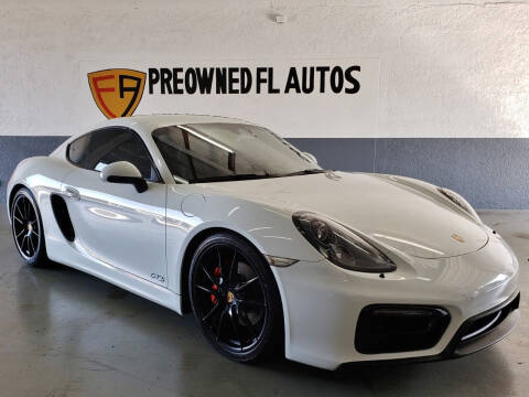 2015 Porsche Cayman for sale at Preowned FL Autos in Pompano Beach FL