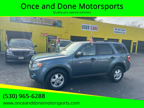 2010 Ford Escape for sale at Once and Done Motorsports in Chico CA