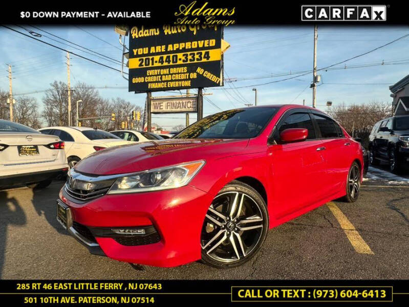 2016 Honda Accord for sale at Adams Auto Group in Little Ferry NJ