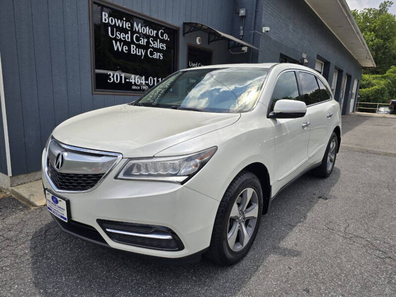 2015 Acura MDX for sale at Bowie Motor Co in Bowie MD