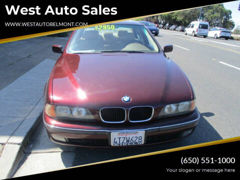 1998 BMW 5 Series for sale at West Auto Sales in Belmont CA