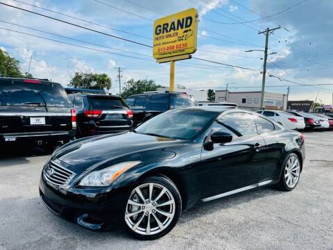 2009 Infiniti G37 Coupe for sale at Grand Auto Sales in Tampa FL
