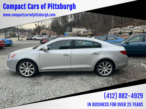 2010 Buick LaCrosse for sale at Compact Cars of Pittsburgh in Pittsburgh PA