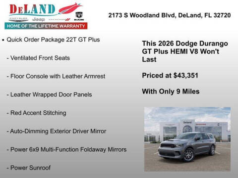 2026 Dodge Durango GT HEMI Plus