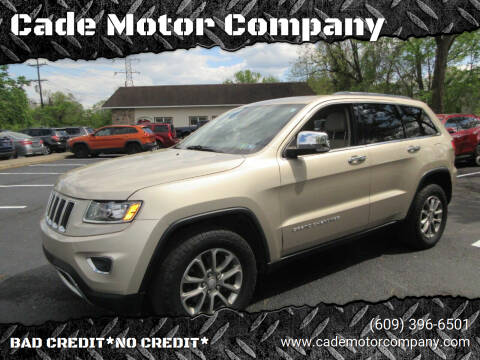 2014 Jeep Grand Cherokee for sale at Cade Motor Company in Lawrenceville NJ