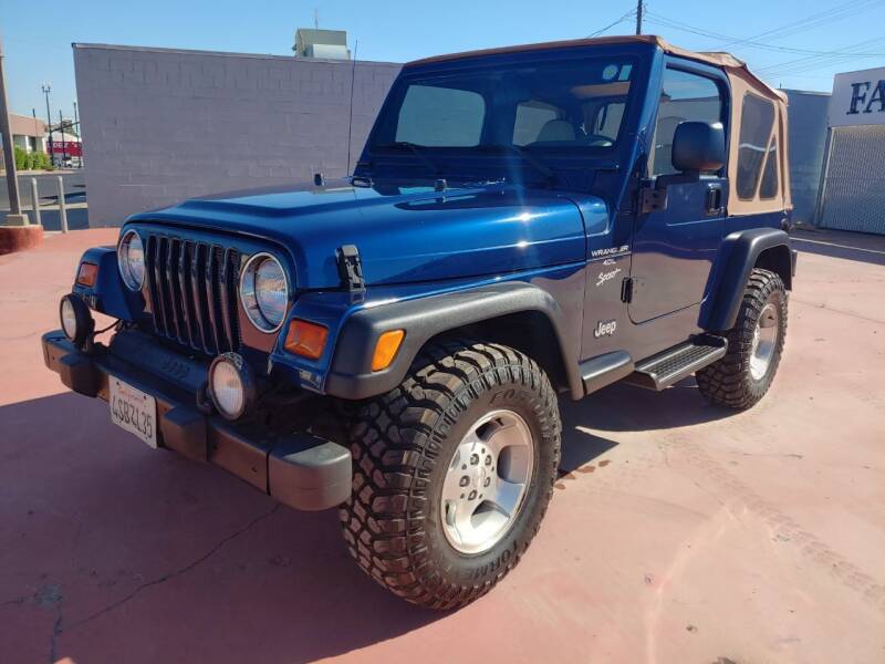 2001 Jeep Wrangler for sale at Faggart Automotive Center in Porterville CA
