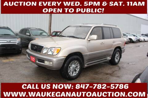 2000 Lexus LX 470 for sale at Waukegan Auto Auction in Waukegan IL