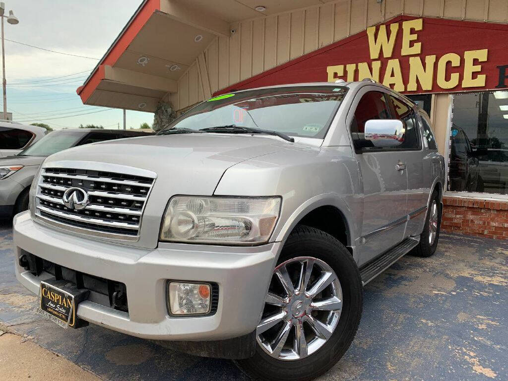 2010 INFINITI QX56 for sale at Caspian Auto Sales in Oklahoma City, OK