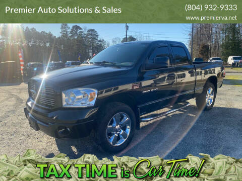 2007 Dodge Ram Pickup 1500 for sale at Premier Auto Solutions & Sales in Quinton VA
