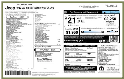 2021 Jeep Wrangler Unlimited