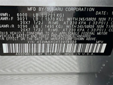 2026 Subaru Ascent Touring