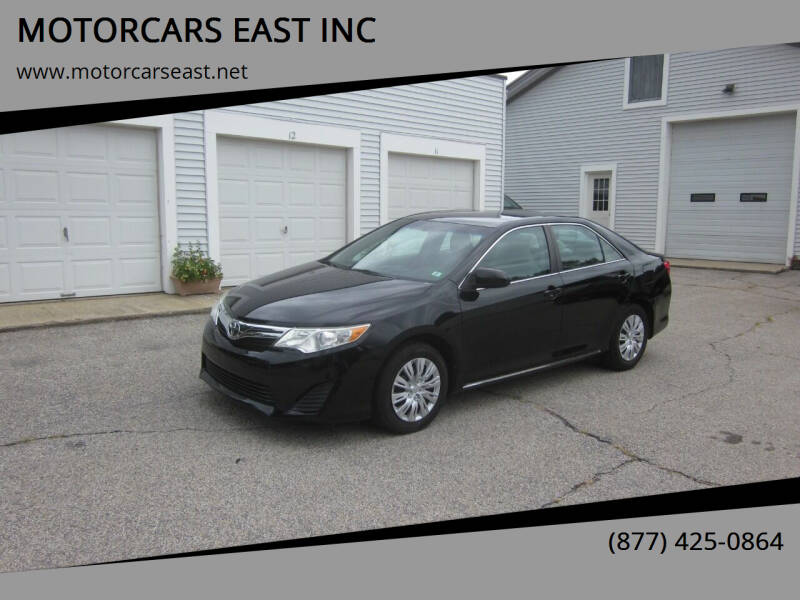 2012 Toyota Camry for sale at MOTORCARS EAST INC in Derry NH