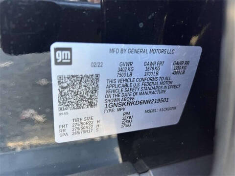 2022 Chevrolet Tahoe RST