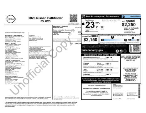 2026 Nissan Pathfinder