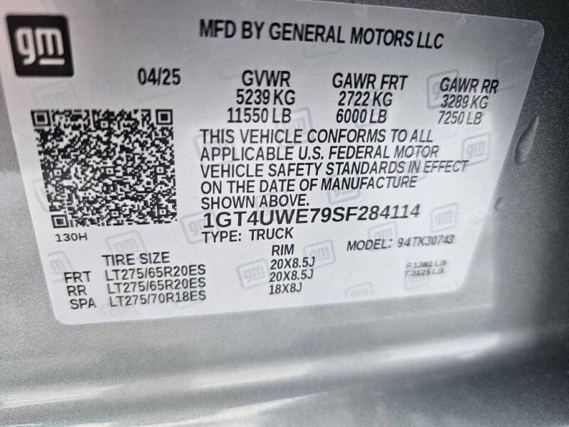 2025 GMC Sierra 3500HD