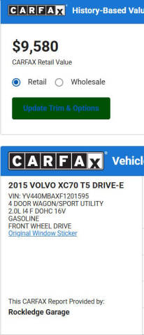 2015 Volvo XC70 T5 Drive-E