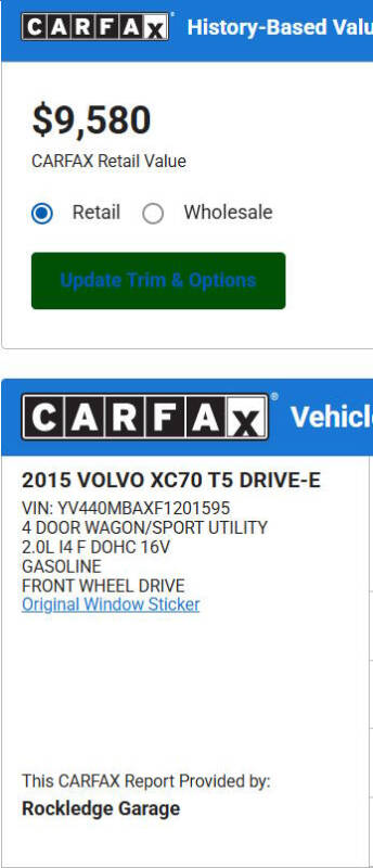 2015 Volvo XC70 T5 Drive-E