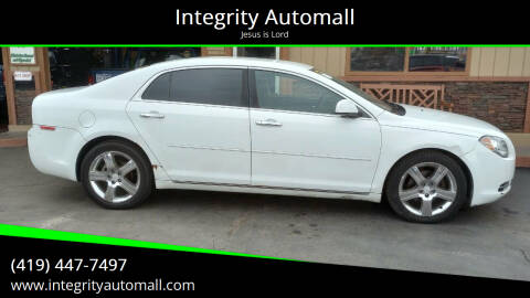 2012 Chevrolet Malibu for sale at Integrity Automall in Tiffin OH
