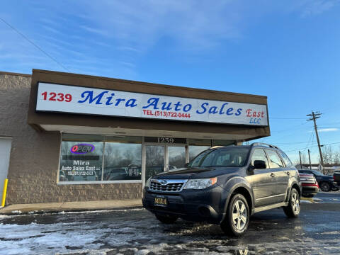 2011 Subaru Forester for sale at Mira Auto Sales East in Milford OH
