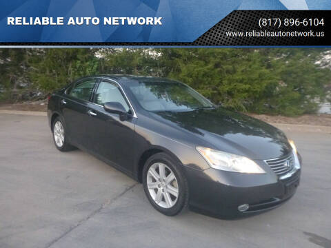 2008 Lexus ES 350 for sale at RELIABLE AUTO NETWORK in Arlington TX