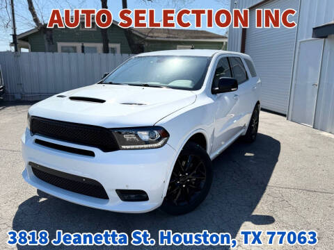 2018 Dodge Durango for sale at Auto Selection Inc. in Houston TX